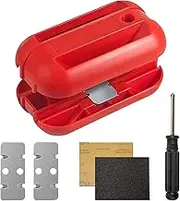 KEWAYO Woodworking Edge Banding Trimmer, Edge Trimmer Tool Wood Edge Trimmer Anti-Slip Edge Banding Tool Edge Banding Cutter for Woodworking Wood Veneer (Red)