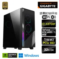 在飛比找momo購物網優惠-【技嘉平台】i7十六核GeForce RTX 4060 Ti