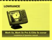Lowrance Mark 5X 5XPro Elite 5X SonarOWNER'S OPERATION MANUAL