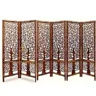 Wooden Room Partitions Room Dividers Screen Separator 6 Panels P2