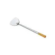 Kanda 18-0 Wooden Handle Pipe Chinese Spatula Small
