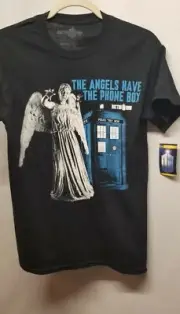 NWT Dr Who Shirt S Tardis Weeping Angel