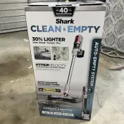 Shark BU3120 Cordless CLEAN & EMPTY Stick Vacuum w/ Auto-Empty White