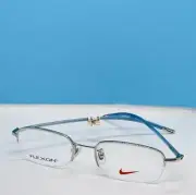 Nike 4047AF 049 50-19-140 Half Rim Flexon Eyeglasses Frames Silver Blue New