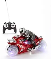 Mindscope Hovercycle Red 27 MHz Remote Control (RC) Stunt Performing Light Up Motorcycle