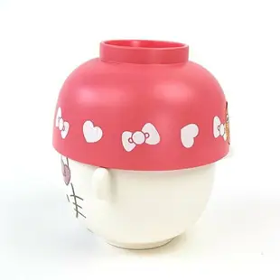 【震撼精品百貨】凱蒂貓_Hello Kitty~日本SANRIO三麗鷗 KITTY日式和風迷你陶瓷飯湯碗組*27398