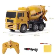 HUINA 1/18 333 2.4G 6CH RC Concrete Car Mixer Truck Tractor Car Toy Gift Radio