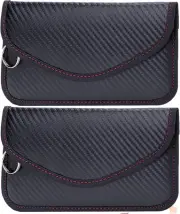 2 Pack Faraday Bags for Phones Key Fob - RFID Cell Phone Faraday Key Fob Prot...