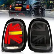 2X SMOKED LED Tail Lights For 14-23 Mini Cooper F55 F56 F57 W/Startup Rear Lamps (for: Mini)