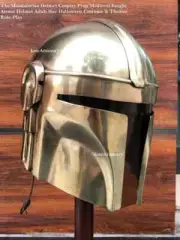 Medieval The Mandalorian Helmet Cosplay Prop Knight Armor Helmet Decorative Gift