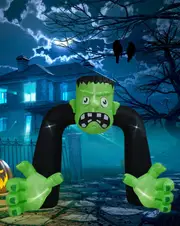 Frankenstein Arch With Projector Halloween Lawn Inflatable 2.5m