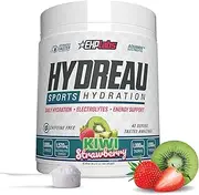 EHP Labs Hydreau Electrolytes Powder No Sugar - Hydration Powder for Endurance & Energy - Electrolyte Powder for Men & Women - Sugar Free Electrolytes - (Kiwi Strawberry, 40 Serves)