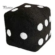 Dice Pillow Simulation Dice Plush Pillow Cubic Cube Plush Cushion Stuffed Sofa Back Support Cushion Office Car Bedroom Decor Pillow