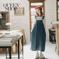 在飛比找蝦皮商城優惠-Ｑｕｅｅｎ Ｓｈｏｐ【03060187】娃娃裝吊帶牛仔連身裙