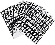 Mipcase Self Adhesive Vinyl Letters and Numbers Stickers Alphabet Decals for Home Decor Crafting Mailbox and Classroom Use