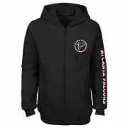 Outerstuff NFL Youth Girls Atlanta Falcons Brilliant Full Zip Fleece Hoodie
