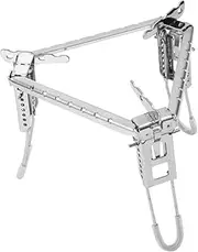 Grill Tripod, Folding Burner Bracket Stainless Steel Triangle Stand Outdoor Stove Bracket Foldable Triangle Stand for Outdoor Camping