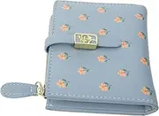 [Healeved] Cute Cartoon Design Wallet for Women Compact Small Purse Portable Floral Pattern Purse for Travel Daily Use Sturdy Material for Practicality