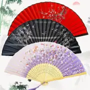Bamboo Antique Folding Fan Chinese Style Fan Dance Fan Portable Hand Held Fan