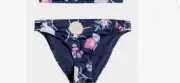 Roxy Grls Flowers Addict Bikini , Mood Indigo S Multicolor Size 10 A-53