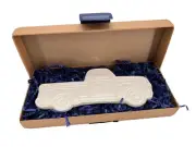 Belle and Union Co Vintage Truck Trivet Off-White Ceramic in Gift Box