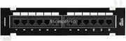 Monoprice12-port Vertical Cat6 Mini Patch Panel, 110 Type (568A/B Compatible) 107304