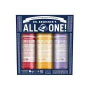 Dr. Bronner's All-one Pure-Castile Liquid Soap Set (Carnival) - 237ml X 3