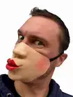 Funny Half Face Mask Kiss Jagger Big Lips Girl Pout Lip Stag Party Accessory