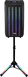 Laser Portable LED Stand Party Station Bluetooth Speaker with Microphone