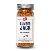 PS Lumberjack Hickory Maple Seasoning, All-Purpose Hickory Smoke BBQ Peppers