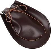 [MOBUTOFU] Medieval Renaissance Viking Belt Pouch for Men Drawstring Coin Purse Ample Storage Pu Material Larp and Cosplay Accessory