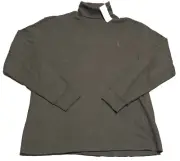 NEW VTG Polo Ralph Lauren Men's Turtleneck Shirt Gray • Large