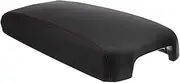 LUMIXE Car-styling Armrest Box Cover Center Console Lid Cap PU Leather Arm Rest Pad, for NISSAN, Altima 2013-2017 Armrest Lids(Black)