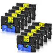 TZe-621 Compatible Brother P Touch Label Maker Tape Cassette Laminated 9mm 10PCS