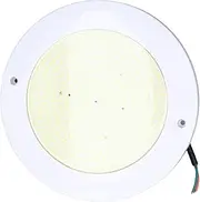 LED Pool Lights Bulb, 40W 12V 18W ABS PC IP68 Water Proof RGB Pool Light, Pool Light for Inground Aboveground Pools, Pool Lighting for Multi Scene Pool Decoration (Warm Light)