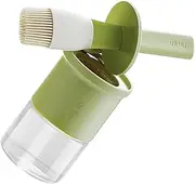 GANAZONO Silicone BBQ Sauce Brush with Bottle Heat Resistant Basting Brush for Kitchen Baking Grilling Ergonomic Handle for Comfortable Use for Cooking