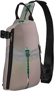 [NEZIH] Funny Cartoon Kangaroo Zoo (2) Print Crossbody Backpack Casual Adjustable Bag Multifunctional Sling Backpack