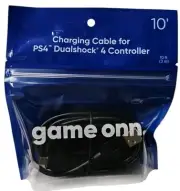 ONN 10 Ft Charging Cable For PS4 Dualshock 4 Controller Sealed New