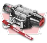 Warn VRX 101045 4500 lb 12V Winch w/ 50' Wire Rope for Offroad ATV 4 Wheeler
