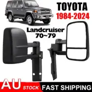 Manual Tow Mirrors Extendable For 1984-2024 Land Cruiser 70 75 76 78 79 Series (for: Toyota)