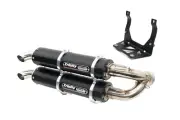 Trinity Stage 5 Black Dual Slip On Exhaust Muffler Maverick X3 2017+ R