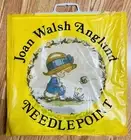Vintage Joan Walsh Anglund Needlepoint Kit 1973 Complete/Wool Yarn GIRL bee FLOR