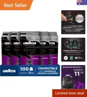 Espresso Maestro Intenso, 100 Coffee Pods Compatible with Nespresso Machines,...