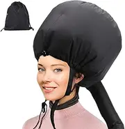 Adjustable Hair Dryer Hood with Bonnet for Deep Care and Hot Oil Treatment Y Type Side Straps Hair Care Beauty Spa Cap Elastic Strap Hair Dryer Attachment for Styling