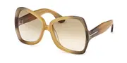 Tom Ford FT1222 JERRY 41F Women’s Sunglasses Yellow Size 60
