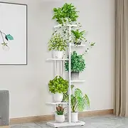 Uandhome Plant Stand Indoor 6 Tier 7 Potted Plant Shelf, Metal