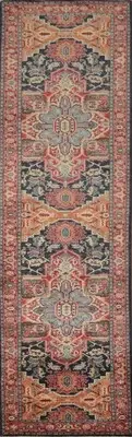 Geometric Traditional Style Vegetable Dye 15' Long Runner Rug Hand-knotted 3x15