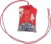 GREENADSCAPE Guardian Prayer Bag Trinkets Flower Charms Luck Car Charm Charms for Socks Hamper with Bag Charm Treat Bags Holiday Luck Necklace Souvenirs
