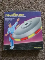 Vintage The Illusion Disk Lighted Frisbee