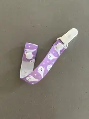 Baby Dummy Clips Pacifier Chain Soother Holder Strap Halloween Ghost